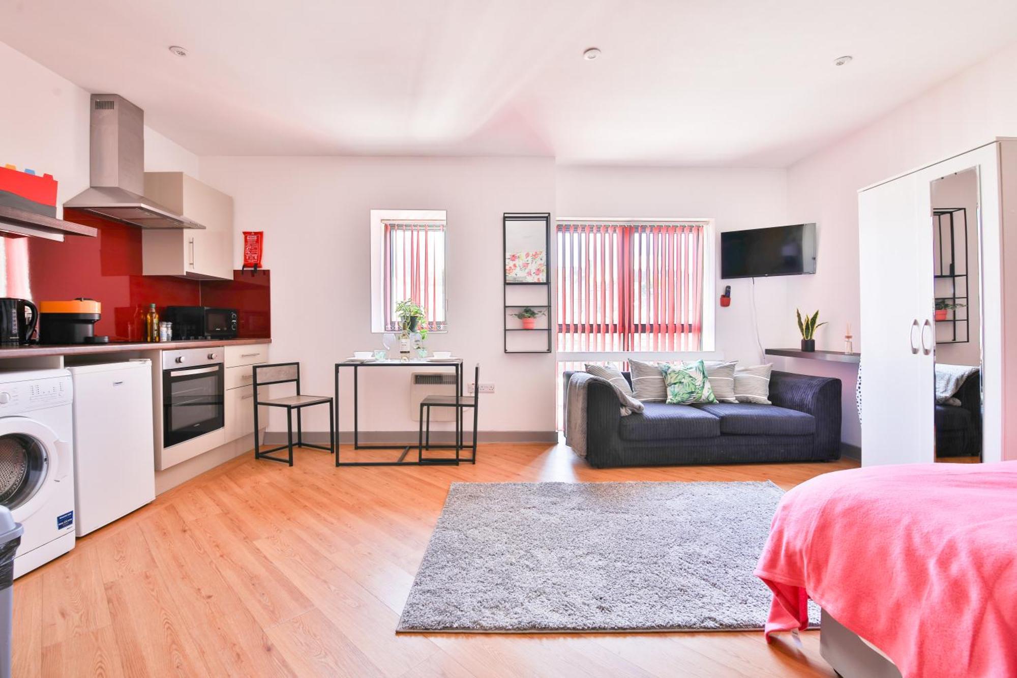 Princess Lofts City Centre Studios With Nespresso Coffee Machines & New Fast Wifi By Stayright Swansea Kamer foto