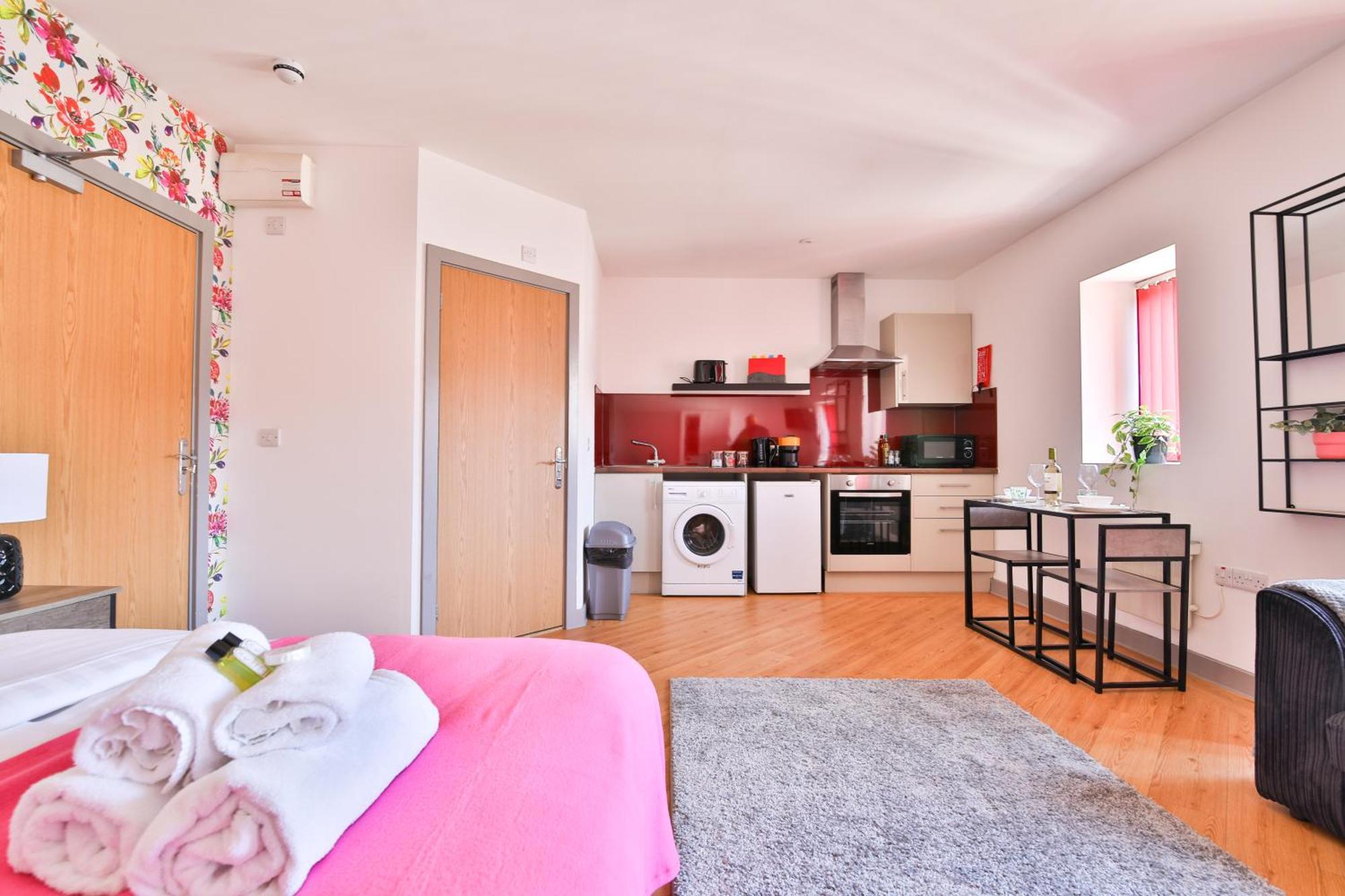 Princess Lofts City Centre Studios With Nespresso Coffee Machines & New Fast Wifi By Stayright Swansea Kamer foto